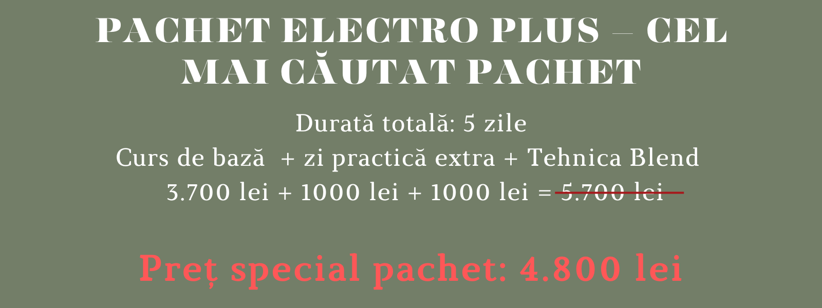 Pachet curs electroepilare electroliză